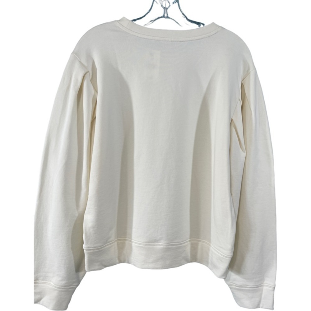 Terez Sugar Swizzle Rainbow Sweatshirt Off White Size L - Picture 3 of 9